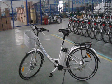 Zero Discharge Electric Powered Bicycles , Lithium Battery E-bike