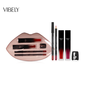 Wholesale Nude Matte Waterproof Lip Liner & Gloss Set