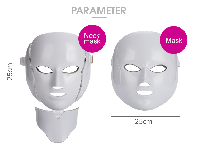 Masker LED Face Mask LED Light Therapy Mask