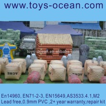 Cheap price inflatable paintball equipment / bunker field inflatable paintball