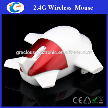 airplane shaped customized logo wireless mouse