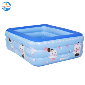 Customized Blue Outdoor Inflatable Swimming Pool Toys Pool