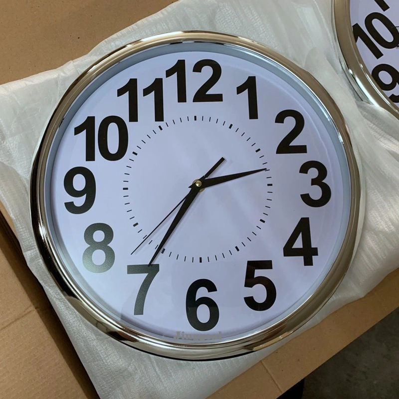 Promotional 12 Inch 30cm Plastic Decorative Silent Quartz Wall Clock