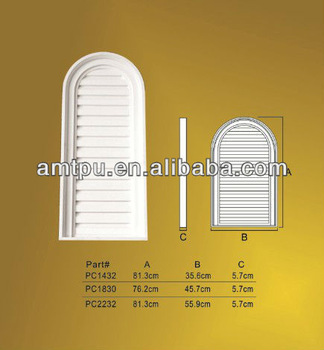 Exterior Polyurethane Window Decoration