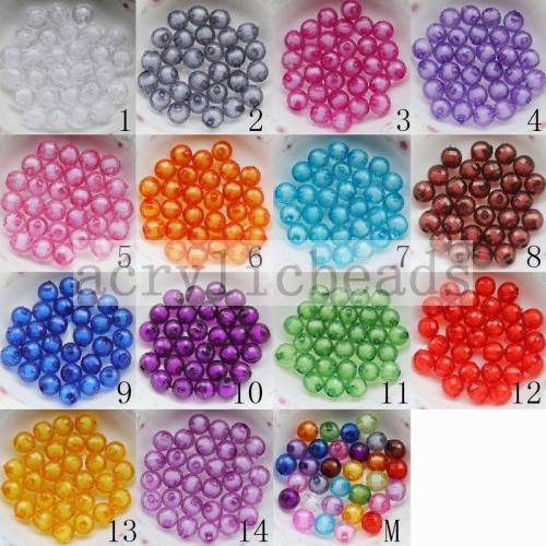 Hot sell clear earth shape jewelry bead in bead