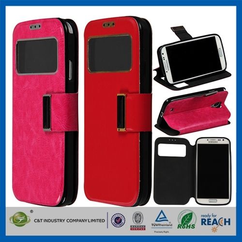 C&T 3D Mobile Phone Case Wallet Case Pouch for Galaxy S4 Fit