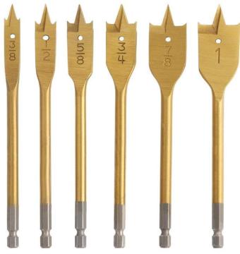 6PCS Spade Drill Bit Set