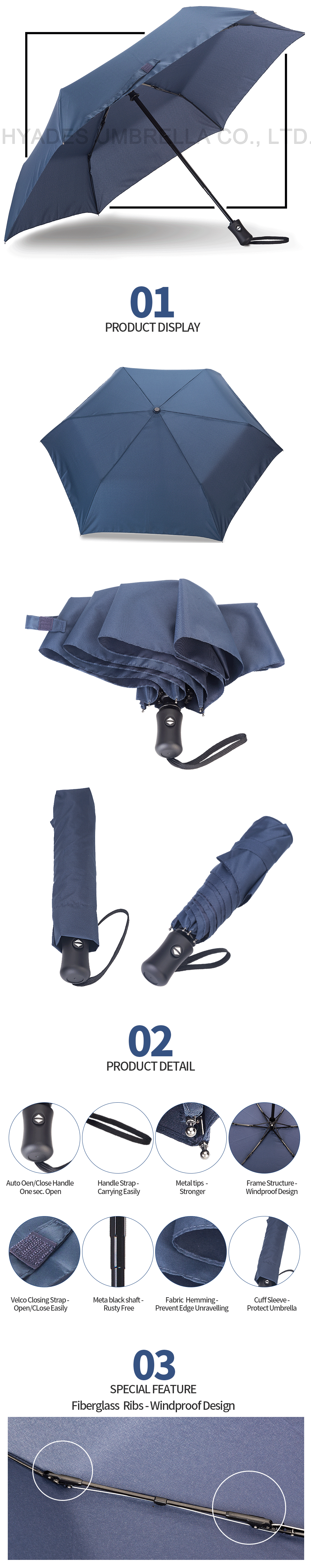 Reise-Taschenschirm travel folding umbrella