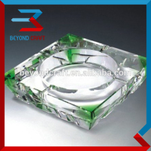 glass crystal square ashtray ,china crystal supply