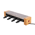 Bamboo Handle Raclette Grill voor 4 personen