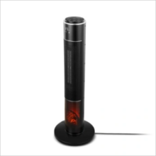 2000w Tower Fireplace Heater (Black)