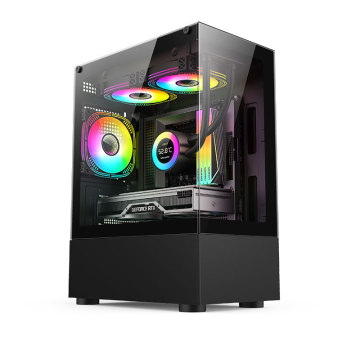 Dunao New Style White Gaming PC Case - Micro ATX Compatible