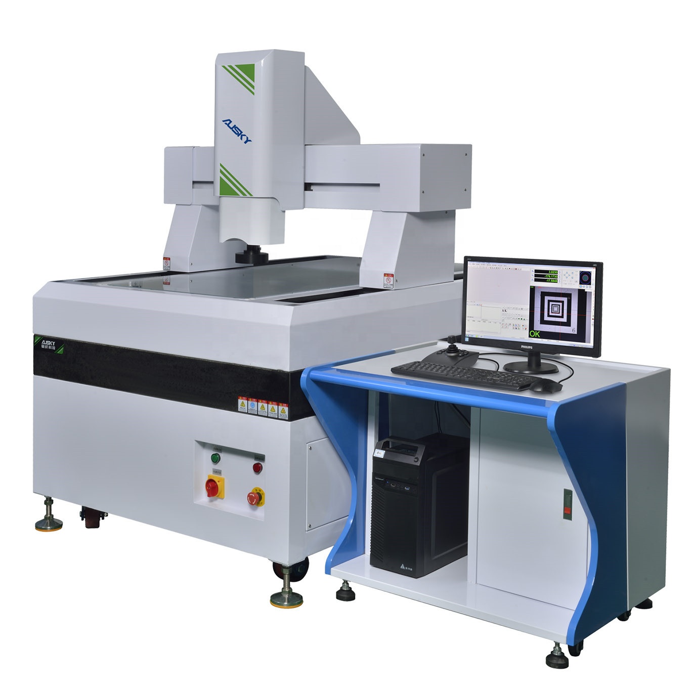 High Accuracy Bridge 3d Vision Measuring System For Machinery Parts ...