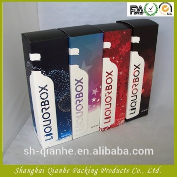 Offset printing paper box for facial cleaner packaging