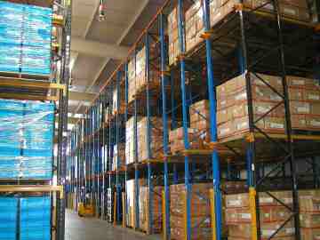 Intelligent warehouse shelf system