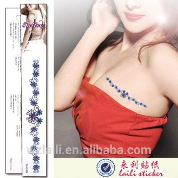The most sex tattoo stickers for body decor tattoo sticker / metallic tattoo sticker