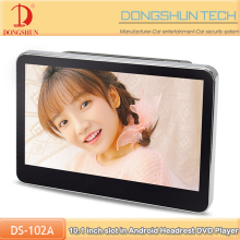 10.1 inch full touch screen wifi headrest dvd with bluetooth ir headphone
