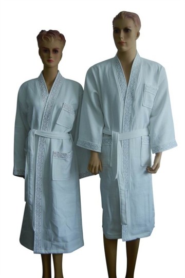 Lover Bathrobe White Hotel Bathrobe