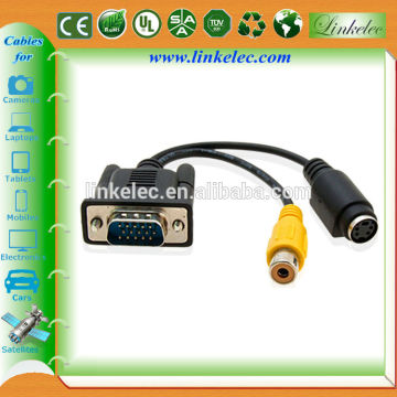 Factory supply wholesale 15 pin cable vga to avi