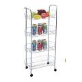 4 Tier Metaal Mesh Opslag Cart