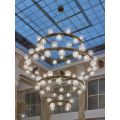 Personnalisation Grande lustre en cristal de plafond de luxe