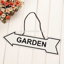 wall hanging metal sign,street sign,hanging garden sign