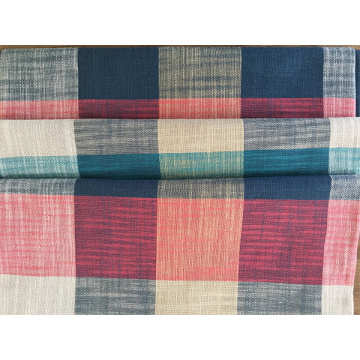 Fashion Plaid Color Bamboo Cotton Fabric