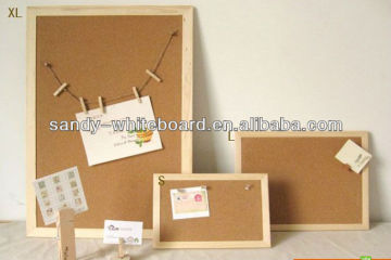 Wood Framed Cork Board Exporter bulletin board XD-WD021-2