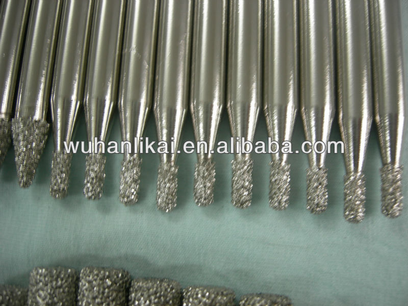 Vacuum Brazed Diamond CNC Carving Tools Diamond Finger Router Bits for Polishing Granite Marble Concrete