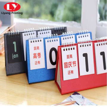 Countdown desktop calendar customized wholesale can hang