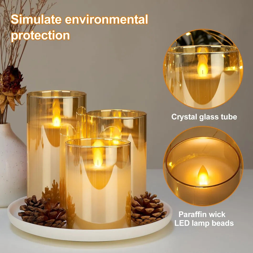 LED Electronic Smokeless Candle, Holiday Confessions Restaurant Decoration