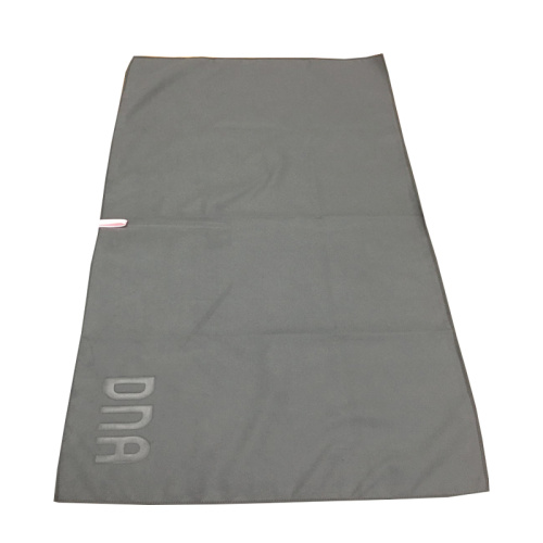 Suede Microfiber Beach Towel In Bag