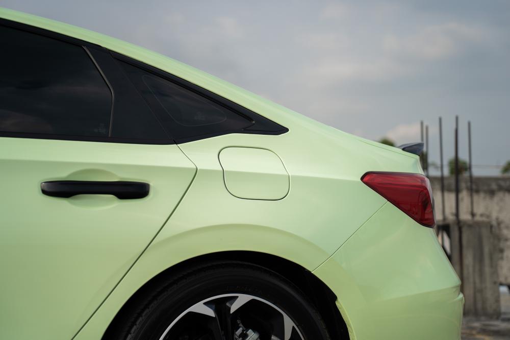 Avocado Green Car Wrap