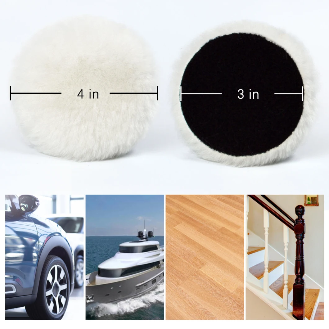 Cheap Natural Sheepskin Car Polishing Pad