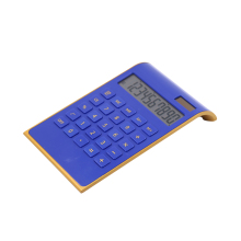 Elegant Design Blue Tilted LCD Display 10 Digits Calculator