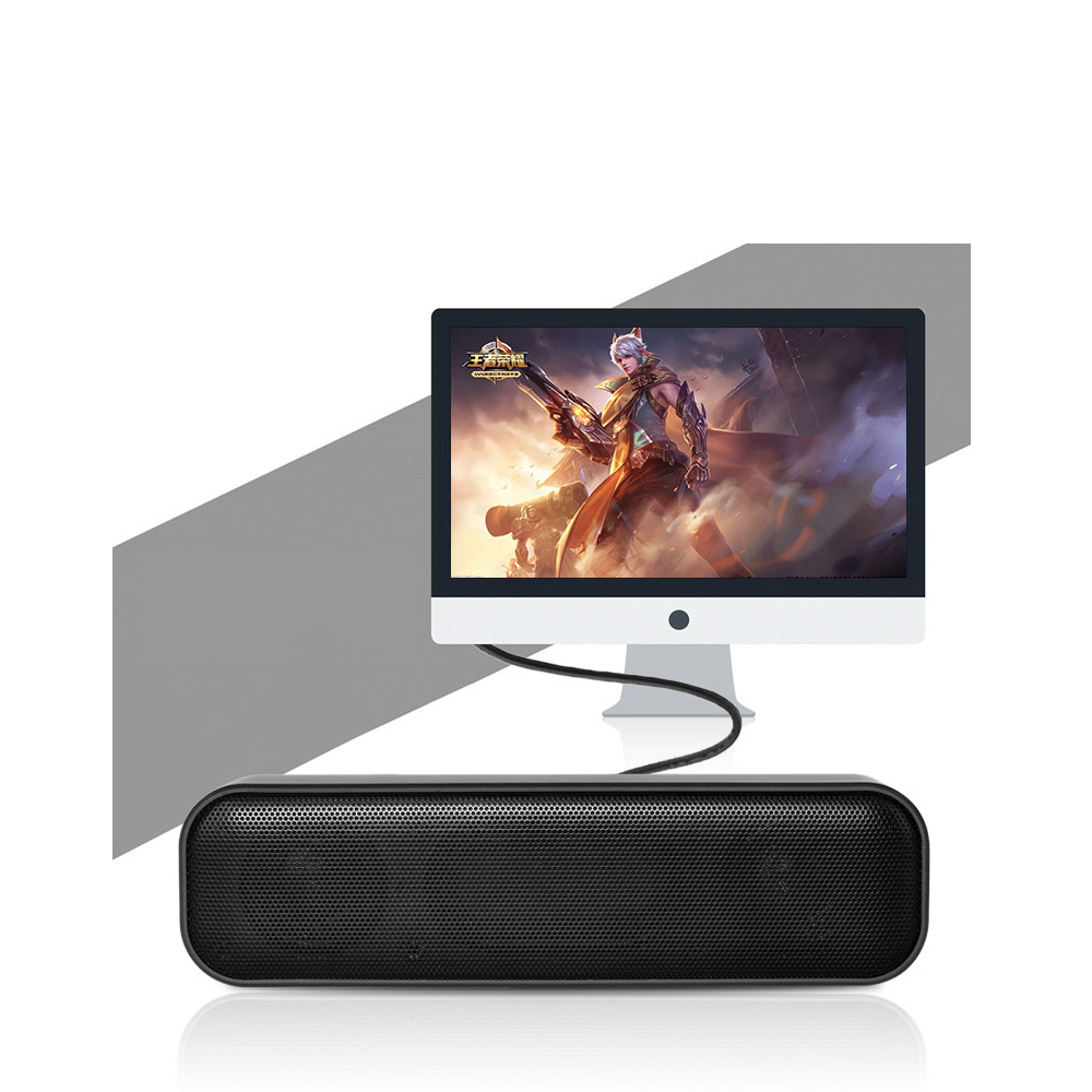 Kombiyuutarka Sound Bar Stereo USB ku shaqeeya Mini