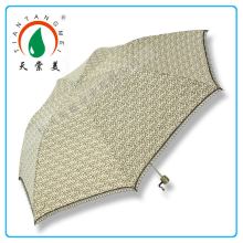 Lady Foldable Pencil Mini Leopard Print Umbrella