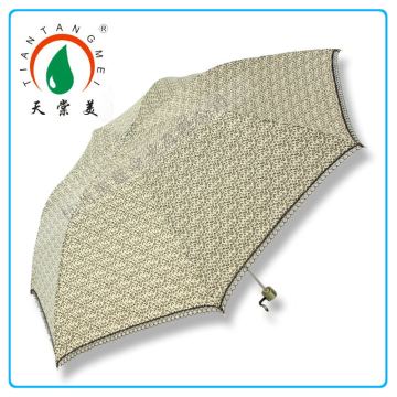 Lady Foldable Pencil Mini Leopard Print Umbrella