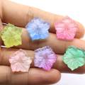 100 pcs / Lot Bling Couleur Résine Star Forme Cabochons Mélanger Couleurs Brillant Résine Strass Flatback Cabochon Pour Cheveux Arc Centre Décor