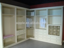 Neat Wooden Walk in Closet CW-001