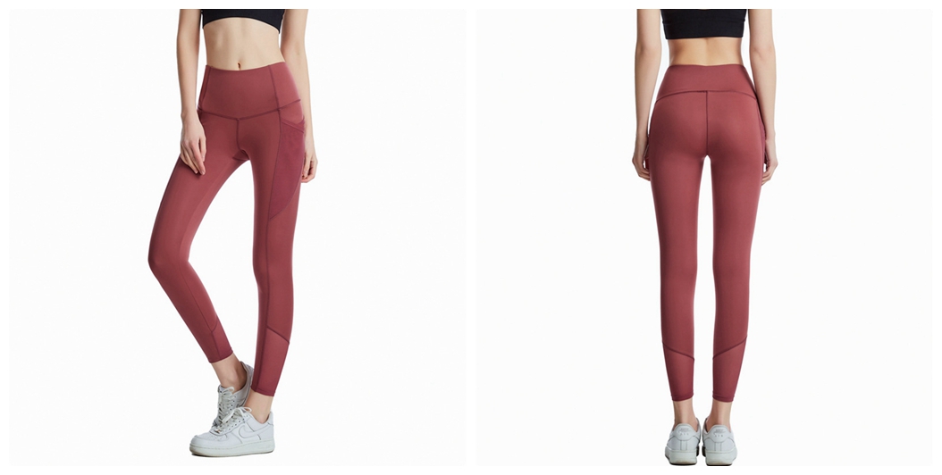 red yoga legging