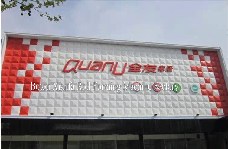 Color Steel Sheet 3D Billboard Forming Machine