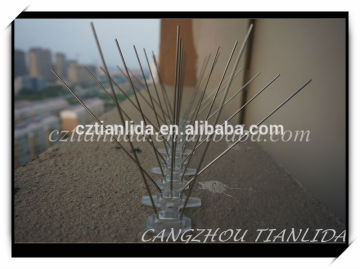 stainless steel polycarbonate base pigeon anti roosting spikes