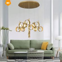 Art Deco Industrial Chandelier Durable Ceiling Lighting