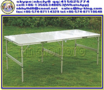 Camping table folding , 6 foot folding table , portable folding tables with handles