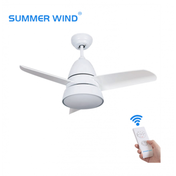 36 inch white color ceiling fan light