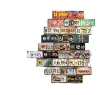 Custom Puerto Rico Flag Metal License Plate