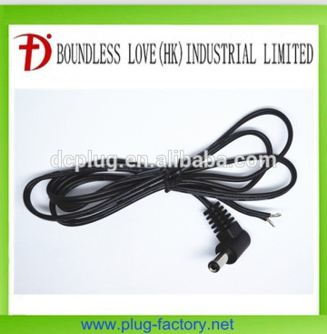 5.5MM Right angle DC plug Power cord