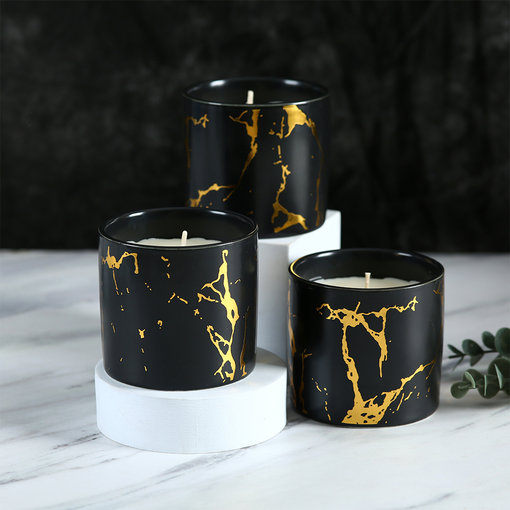 Бяздымная арганічная соевая шкляная шкляная слоічка духмяная свечка