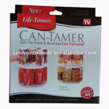 tin /can soft drink shelf /stand